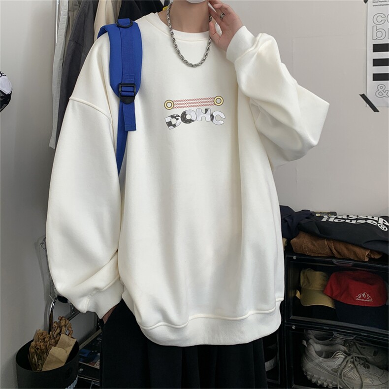 特P25控48秋冬新款男士圆领卫衣宽松休闲日常百搭上衣WQ2425,男装卫衣,电商B370