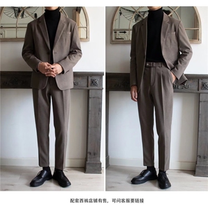 1605-1/XK151/P75西装外套女春秋新款高级感宽松设计感小众西服图片