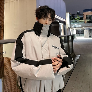 405A  美式高街撞色短款棉服加厚立领面包服  MY24919-P125控158图片