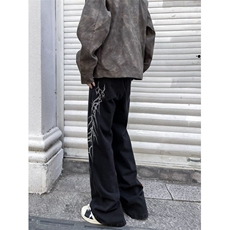 牛仔裤男vibe美式高街复古休闲刺绣长裤R952-P48，男装牛仔裤，星座1109-3
