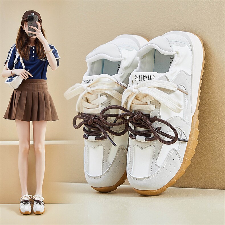 韩版阿甘鞋女潮2024夏季透气新款学生跑步运动休闲鞋，女鞋休闲鞋，星座1407-3