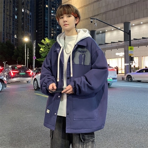 秋季新款潮牌连帽休闲假两件夹克外套男女 A436-1039-P80128图片