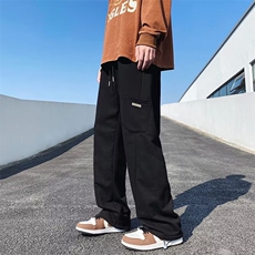 春秋新款长裤时尚潮牌潮流休闲裤潮工装裤宽松型青春流行2188P38，男装休闲裤，星座410-2