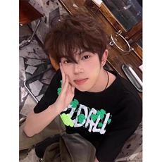 葡萄刺绣毛巾绣短袖t恤男夏季宽松潮牌上衣T8074，男装T恤，星座1116A（原606A-3）
