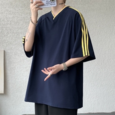 短袖男夏季新款港风宽松体恤上衣T8217-P28，男装T恤，星座214-3
