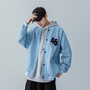 25款棒球领简约情侣款 夹克上衣宽松外套JK328/P90图片