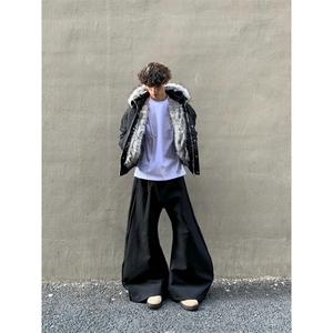 美式高级感连帽毛领座山雕外套男冬季夹克棉服潮M0220-P90图片