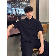 【网图】B221美式ins高街修身翻领polo衫T恤SY2547-特P15控39，男装T恤，电商B221