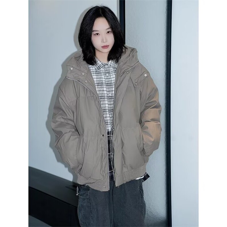 M801-P1032025冬季加厚男女款棉服保暖冬装宽松百搭棉衣面包服,男装棉衣,电商B323A