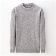 BJY08805冬季新款男士圆领加厚毛衣针织打底衫男装保暖P58，男装针织衫/毛衣，电商B360
