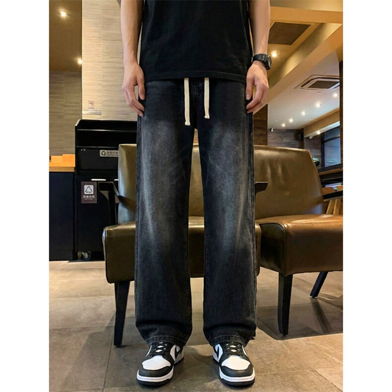 TP28美式潮流高街2026新款秋冬装宽松直筒牛仔裤男款休闲,男装牛仔裤,星座302A-2
