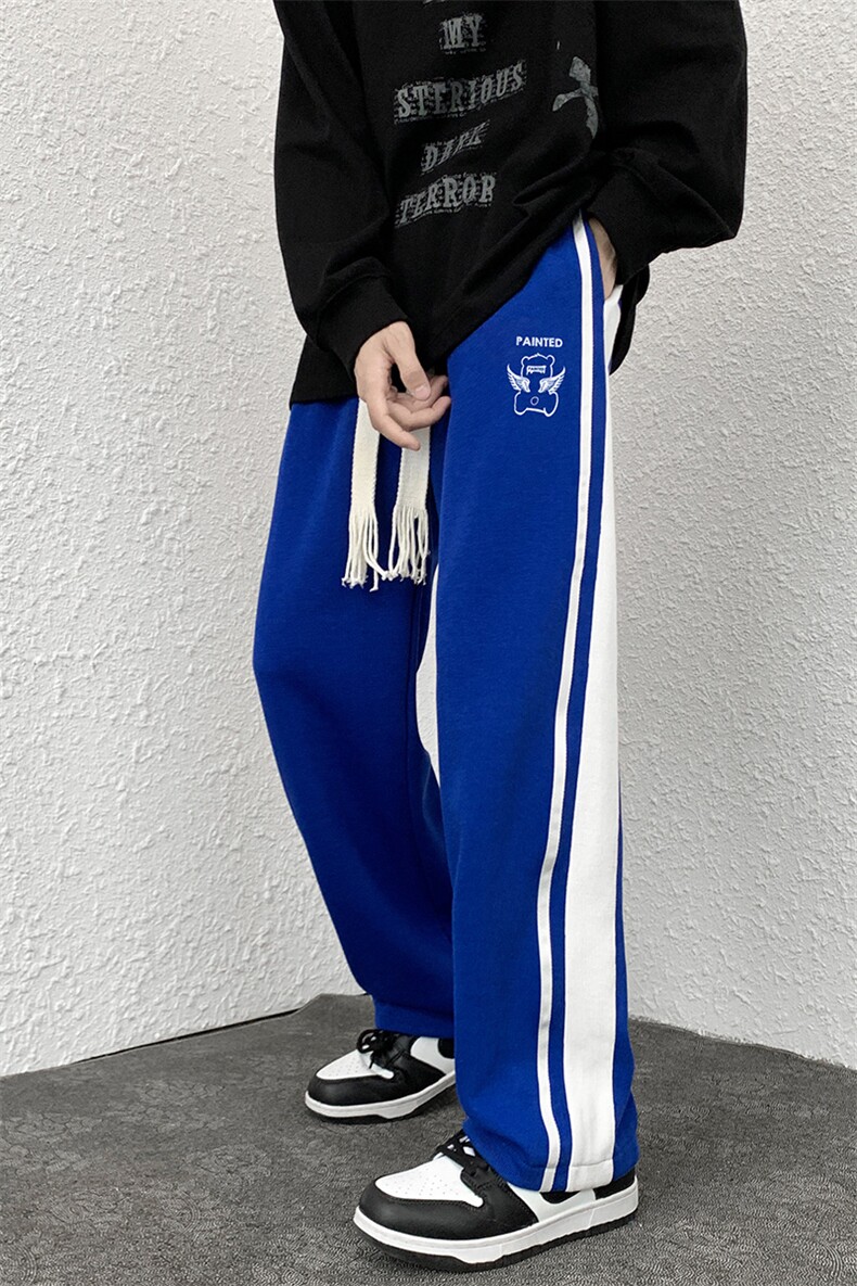 夏季情侣百搭印花休闲裤男大码宽松拖地裤A161-2-K7238-P55,男装休闲裤,电商A161-2