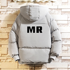 加厚加绒连帽衣男大码服男面包服男砖墙MY16253-P100，男装棉衣，电商A040A