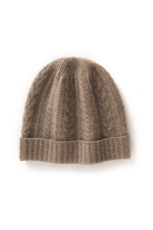 女生毛线帽显瘦显脸小保暖帽子冬季大头围羊绒针织帽，帽子，戎咖羊绒