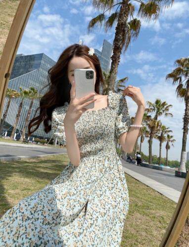 夏季韩版显瘦连衣裙，女装连衣裙，E莎