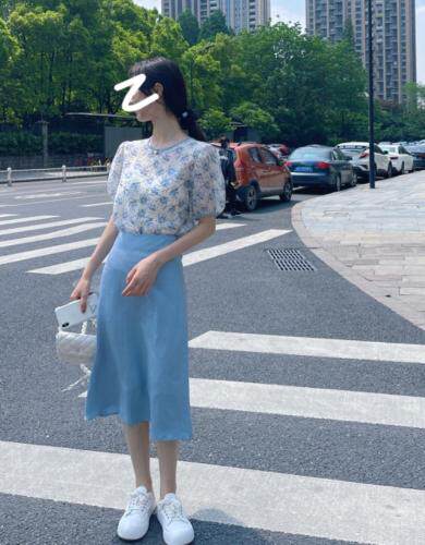新款两件套，上衣半裙可分开，女装半身裙，欧菲拉
