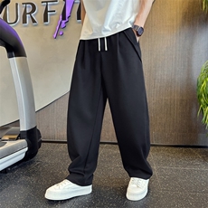秋装新款卫裤男潮流口袋装饰宽松直筒休闲卫裤K8857-P78，男装休闲裤，电商A368