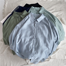 现货！天丝高品质纯色超舒服衬衫百搭简约感轻薄-LK80065-特批30，男装衬衫，电商A061