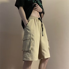 潮流百搭韩版休闲五分裤潮牌直筒宽松工装中裤DK220，男装牛仔裤，星座1116A-1（原606A）