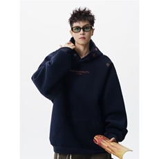 网图美式重磅刺绣连帽卫衣2026新款宽松痞帅港风外套潮YY810-P43，女装短外套，电商C216