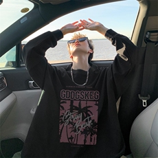 360g重磅卫衣男秋季欧美hiphop潮牌潮流美式复古oversize痞帅外套，男装T恤，电商B316