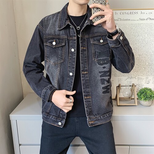 JK821-p90-限价138现货店主风牛仔夹克肥仔量足破洞印花大码，男装夹克，星座103A
