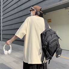夏季潮牌男士短袖t恤男潮流上衣纯棉精梳半袖体恤衫TC34P32，男装T恤，星座1116-2