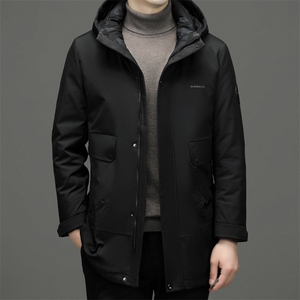 BNA2198钱塘2020-2中年男士冬季厚款百搭商务休闲有帽羽绒服P255图片