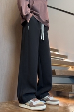 ！重磅400G秋冬男士呢料宽松直筒休闲裤WK2125特P45加绒55，男装卫衣，电商B220