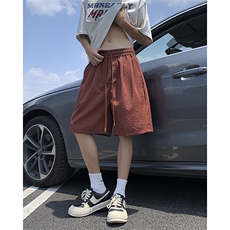 夏季凉感刺绣五分奶奶裤短裤车景XZ604-DK234-特P20控48，男装牛仔裤，星座604