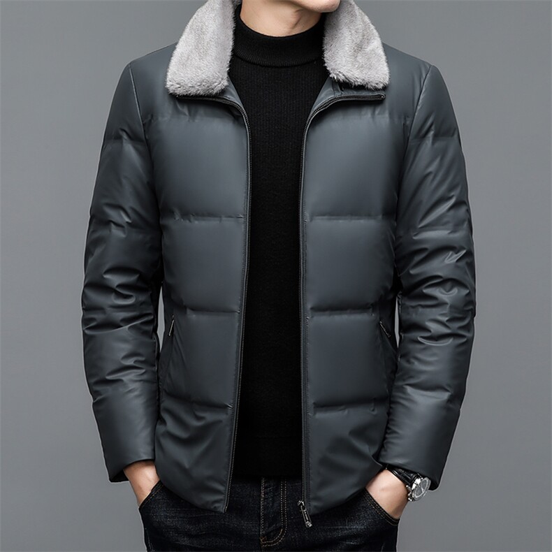 AC2222钱塘2020-3冬季羽绒服白鸭绒防寒保暖外套男加厚P185,男装羽绒服,钱塘207-3
