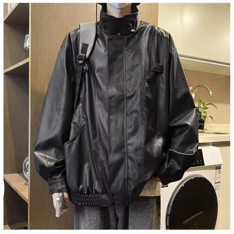 港风学生大码夹克宽松潮流装外套男装WL06-P68,男装夹克,星座1109-3