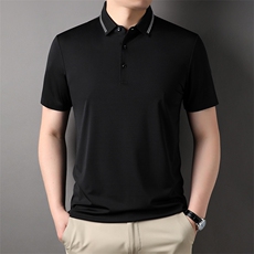 夏季新品休闲百搭宽松潮流翻领透气上衣男士短袖运动服HXF730-P83，男装Polo衫，星座1105-3