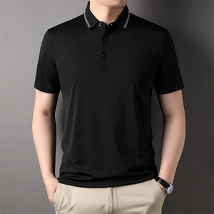 夏季新品休闲百搭宽松潮流翻领透气上衣男士短袖运动服HXF730-P83图片