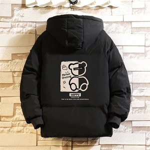 控128加绒面包服男大码羊羔毛棉衣男MY16352-P100图片