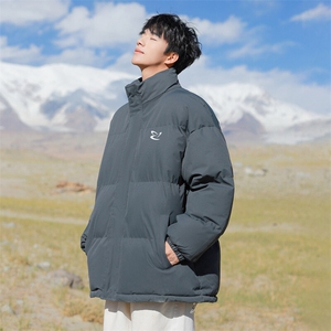 现货 抖音得物可供视频 冬季三防加厚羽绒棉衣外套面包棉服 81128图片