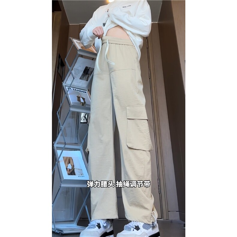 秋季新款潮流工装风大口袋宽松直筒休闲裤B315-K24260-特p35控68,男装工装外套,电商B315