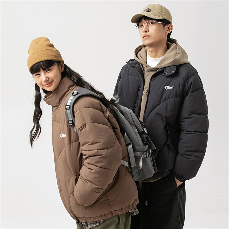 2026冬季新款男装日系潮牌纯色宽松休闲棉服加厚外套MY372-F139,男装棉衣,电商A101（原外27）
