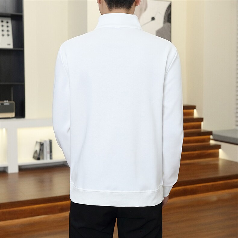 春秋长袖男立领修身潮流卫衣中青年时尚欧版打底衫8801P55,男装T恤,电商B226-2（原B217-2）