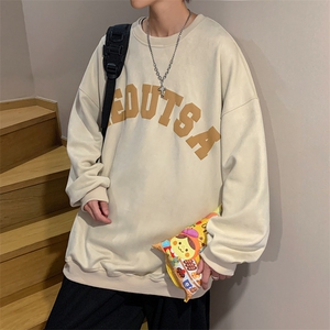 麂皮绒卫衣男士秋季新款美式高街复古休闲外套WY08127-P45图片
