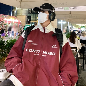 秋新户外登山服休闲连帽潮帅冲锋衣男夹克外套F6401 P80控108图片