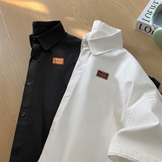 量大优供视频冰丝短袖衬衫男DXC379-特p25，男装衬衫，电商B371