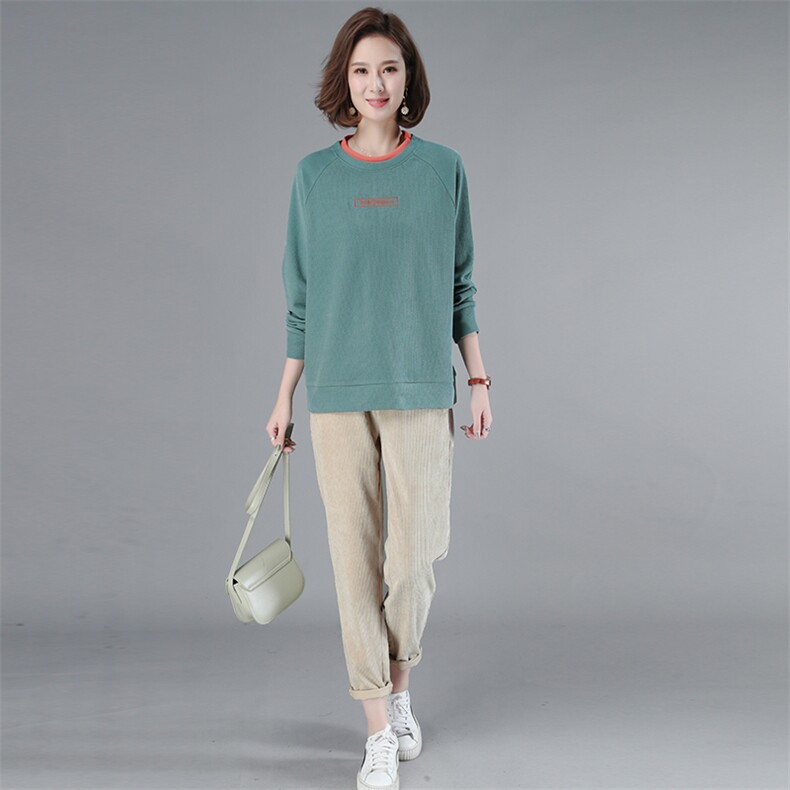 【全年有货，不下架】休闲套装女宽松百搭卫衣春秋洋气两件套裤子,女装套装/套裙,3200格调