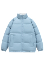 抖音直播连帽棉衣假两件加厚棉袄情侣款百搭面包服MY111-P65，男装棉衣，星座1402-1