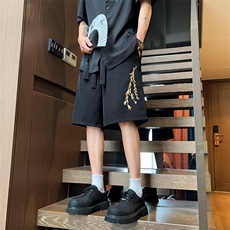 量大优供视频冰丝风刺绣短裤DK18m-5XL特P25，男装牛仔裤，电商B325
