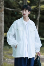 港风外景工装大口袋防晒衣男户外情侣潮牌防晒服FS77006P50控78，男装防晒衣，星座227-7