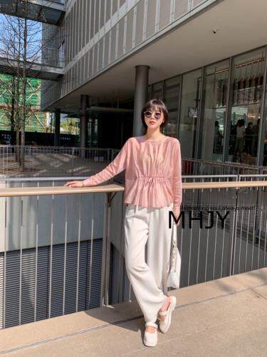 2021秋收腰小衫，其它，美合佳彦