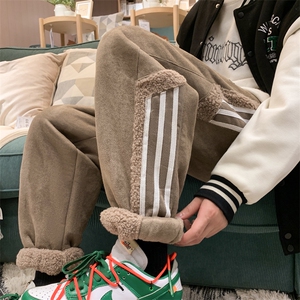 2023羊羔毛加绒加厚宽松休闲裤C111-P85-控118图片