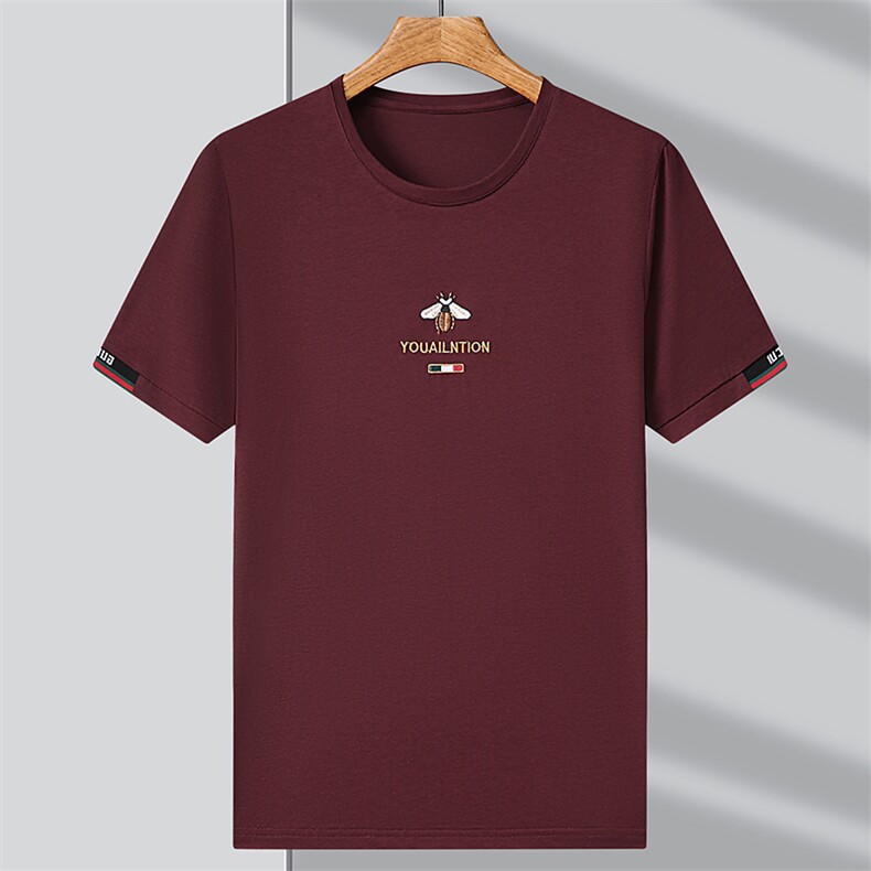 男式2023年夏季新款百搭T恤衫男短袖圆领休闲体恤,男装T恤,电商B360