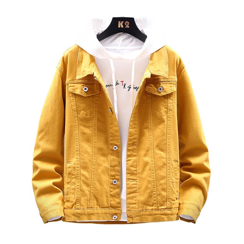 春季男士外套新款韩版潮流牛仔夹克男帅气百搭上衣服男装8208-P65,男装夹克,电商A318